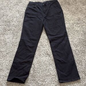 Lee Black Straight Leg Jeans Classic Denim size 12 medium rarely worn